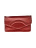 Unbranded Solid Orange Burgundy Clutch One size - photo 1