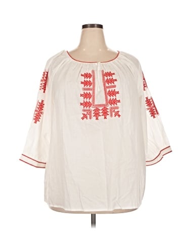 Karen Kane 3/4 Sleeve Blouse (view 1)