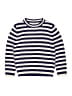 Crewcuts 100% Cashmere Stripes Blue Cashmere Pullover Sweater Size 4 - 5 - photo 1
