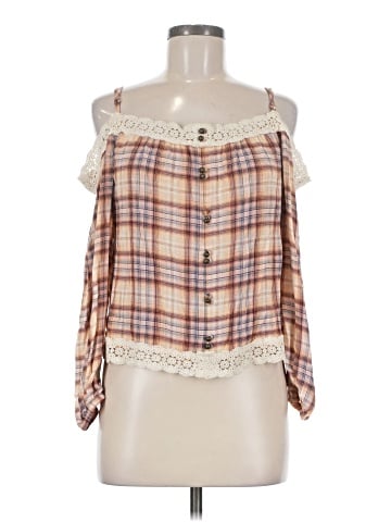 Rewind 3/4 Sleeve Blouse (view 1)