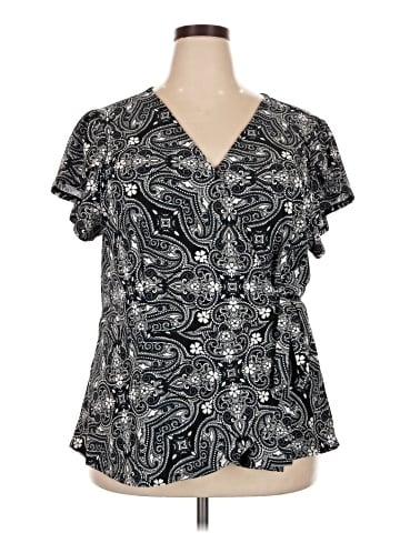 AUW Short Sleeve Blouse (view 1)