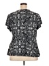 AUW Black Short Sleeve Blouse Size 3X - photo 2