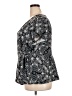 AUW Black Short Sleeve Blouse Size 3X - photo 5