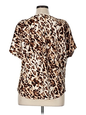 Anne Klein Short Sleeve Blouse (view 2)