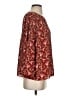 Max Studio 100% Polyester Burgundy 3/4 Sleeve Blouse Size S - photo 4
