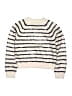 Zara Stripes Ivory Pullover Sweater Size 8 - 9 - photo 2