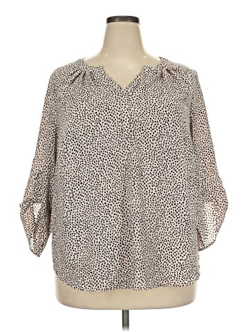 41Hawthorn 3/4 Sleeve Blouse (view 1)