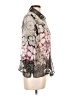 Nicola 100% Polyester Print Silver 3/4 Sleeve Blouse Size L - photo 4