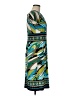 AB Studio Print Teal Casual Dress Size M - photo 4