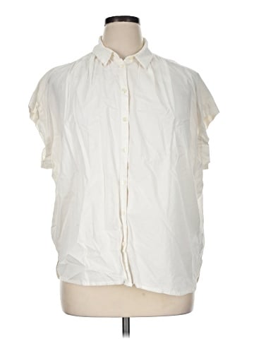 Madewell Central Shirt in Pure White (view 1)