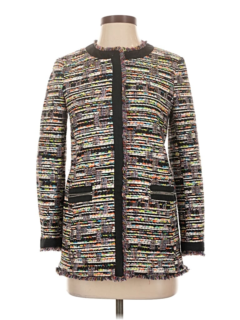Pre-owned Ann Taylor Coat In Black