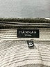 Hannah 100% Rayon Stripes Silver 3/4 Sleeve Button-Down Shirt Size 2X - photo 7