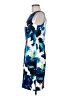 Mario Serrani Graphic Blue Cocktail Dress Size 6 - photo 5