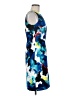 Mario Serrani Graphic Blue Cocktail Dress Size 6 - photo 4