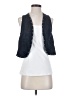 Obey Blue Sleeveless Button-Down Shirt Size S - photo 1