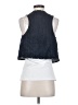 Obey Blue Sleeveless Button-Down Shirt Size S - photo 2