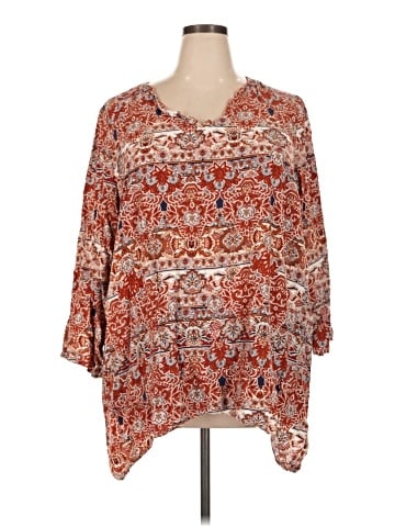 One World Long Sleeve Blouse (view 1)