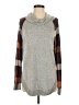 Maurices Plaid Gray Pullover Sweater Size S - photo 1