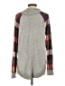 Maurices Plaid Gray Pullover Sweater Size S - photo 2