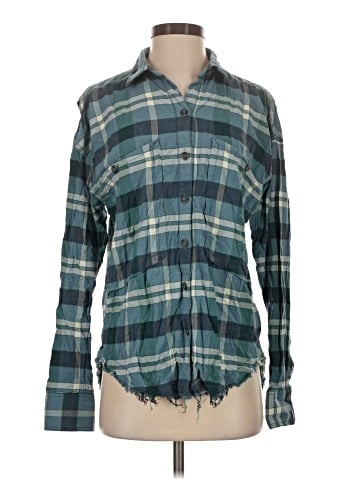 Free People Long Sleeve Button-Down Shirt (view 1)