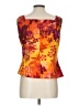 John Roberts Orange Sleeveless Blouse Size 10 - photo 2