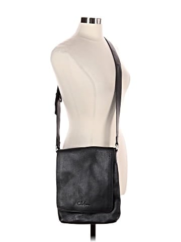 Cole Haan Leather Messenger (view 2)
