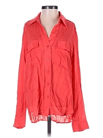 L'Agence Long Sleeve Button-Down Shirt (view 1)