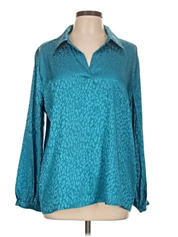 Attitudes by Renee 3/4 Sleeve Blouse (view 1)