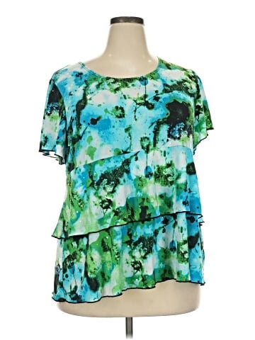 DressBarn Short Sleeve Blouse (view 1)