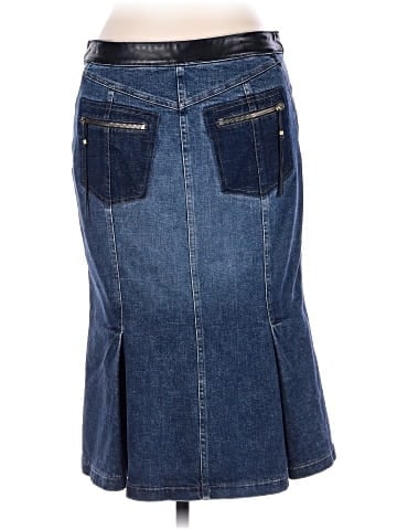 Roberto Cavalli Denim Skirt (view 2)