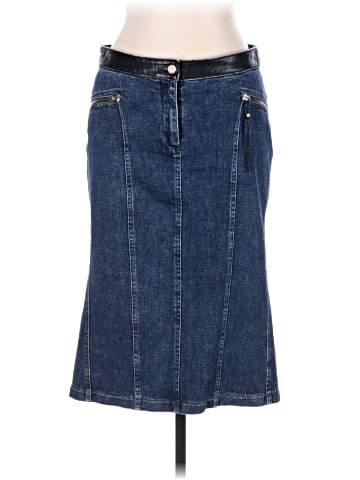 Roberto Cavalli Denim Skirt (view 1)