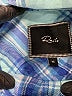 Rails 100% Rayon Plaid Blue Long Sleeve Button-Down Shirt Size M - photo 7