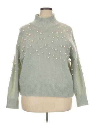 ELOQUII Turtleneck Sweater (view 1)