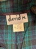 David N 100% Rayon Plaid Teal Casual Pants Size 10 - photo 7