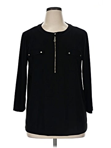 Anne Klein Long Sleeve Blouse (view 1)