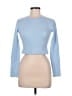 Edikted Blue Long Sleeve T-Shirt Size M - photo 1