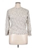 Express 100% Polyester Tweed Silver Long Sleeve Turtleneck Size XL - photo 1