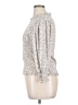 Express 100% Polyester Tweed Silver Long Sleeve Turtleneck Size XL - photo 5
