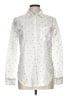 Gap Polka Dots White Long Sleeve Button-Down Shirt Size L - photo 1