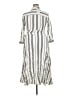 Zara Stripes Ivory Casual Dress Size XXL - photo 2