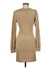 Gaze Solid Tan Cocktail Dress Size M - photo 2