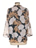 Daniel Rainn Gray 3/4 Sleeve Blouse Size L - photo 2