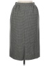 Pendleton 100% Virgin Wool Houndstooth Gray Wool Skirt Size 8 Petite - photo 2