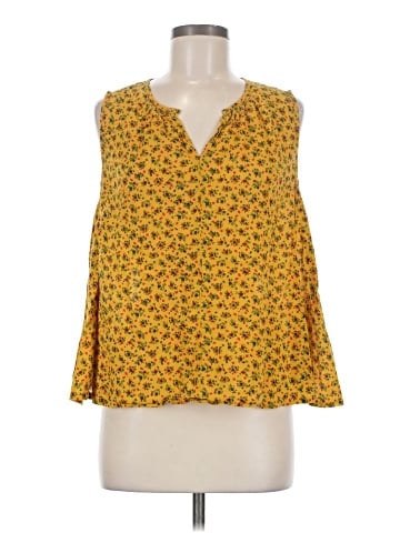 Madewell Shirred Shell Tank in Calico Floral (view 1)