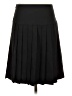 Theory Solid Black Wool Skirt Size 0 - photo 2