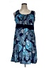 Perceptions Paisley Blue Casual Dress Size XL Petite - photo 1
