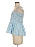 J.Crew 100% Cotton Blue Sleeveless Blouse Size S - photo 5