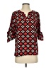 Freeway 100% Polyester Red 3/4 Sleeve T-Shirt Size S - photo 1