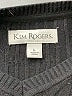 Kim Rogers 100% Cotton Black Pullover Sweater Size L - photo 7