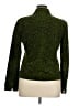 Talbots 100% Cotton Paisley Jacquard Floral Green Blazer Size 14 - photo 2